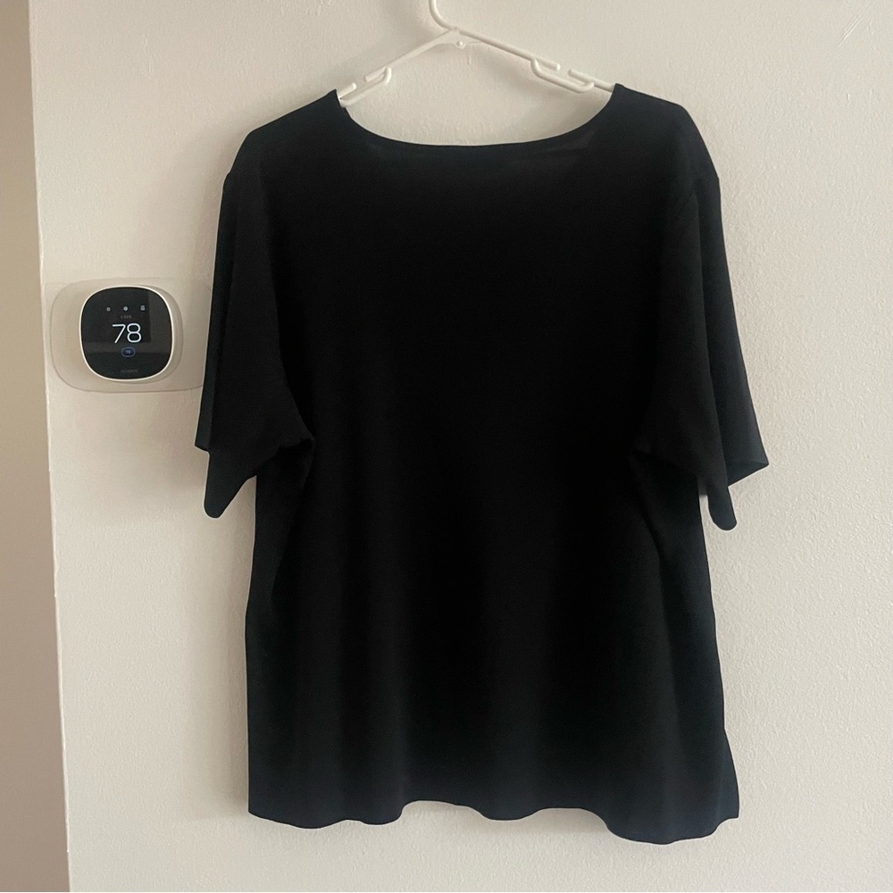 Misook Classic Black Women's Top size 2X